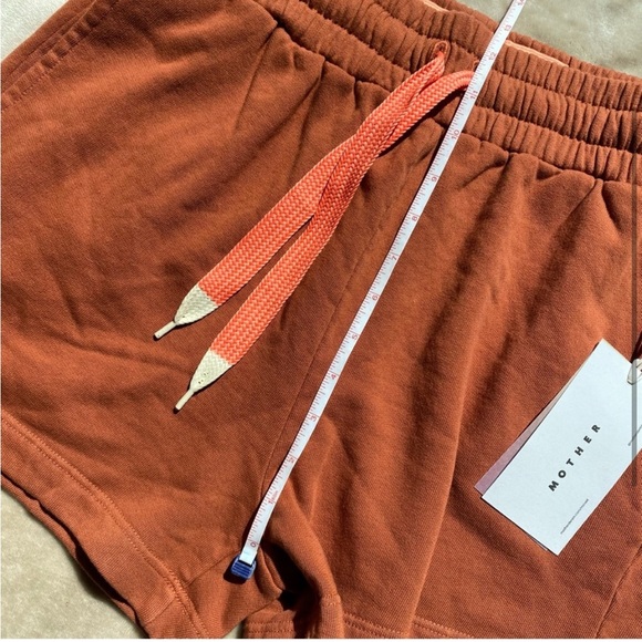 MOTHER Move It! Rust color cozy cotton shorts! NWT!! - Picture 8 of 9